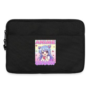 ANIME CRUSH ❤️ Kawaii Otaku Fan - Laptop bag 13" - black - Front