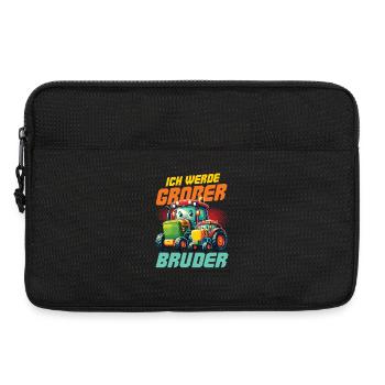 Nachwuchs Verkünden | Ich Werde Großer Bruder 2027 - Laptoptasche 13" - Schwarz - Vorne