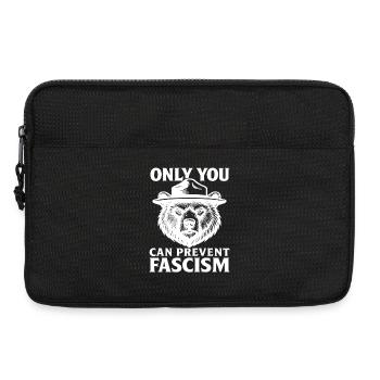 Vous seul pouvez empêcher la déclaration du fascisme - Sacoche pour ordinateur portable 13 pouces - noir - Devant