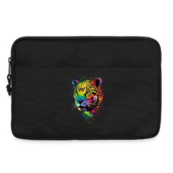Jaguar Raubkatze Panther Wilde Katze Süßer Jaguar - Laptoptasche 13" - Schwarz - Vorne