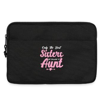 Nur die besten Schwestern werden zur Tante befördert - Laptoptasche 13" - Schwarz - Vorne