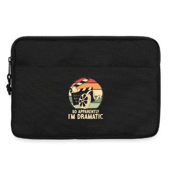 So apparently i m dramatic - Laptoptasche 13" - Schwarz - Vorne