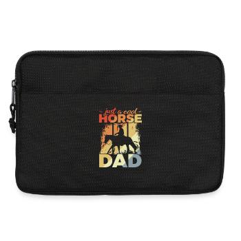 Cool Horse Dad - Sacoche pour ordinateur portable 13 pouces - noir - Devant