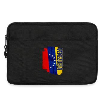 Drapeau vénézuélien vertical, j’aime le Venezuela - Sacoche pour ordinateur portable 13 pouces - noir - Devant