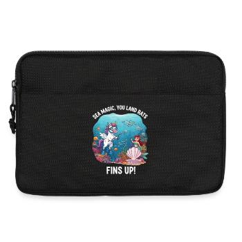 Sea Magic with Unicorn - Laptop bag 13" - black - Front