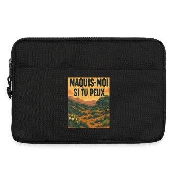 Maquis moi si tu peux - Sacoche pour ordinateur portable 13 pouces - noir - Devant