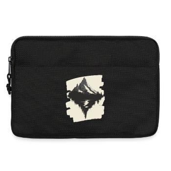 Berge Klettern Kletterer Wandern - Laptoptasche 13" - Schwarz - Vorne