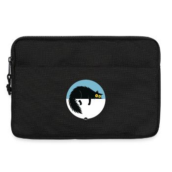 Lazy Surveillance Modus - Laptoptasche 13" - Schwarz - Vorne
