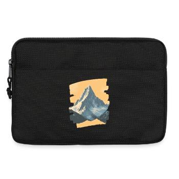 Berge Klettern Kletterer Wandern - Laptoptasche 13" - Schwarz - Vorne