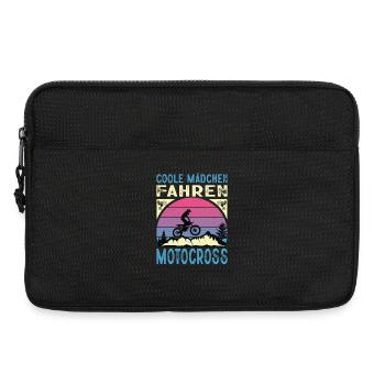 Biker Motorradfahrer Motorrad Geschenke Geburtstag - Laptoptasche 13" - Schwarz - Vorne