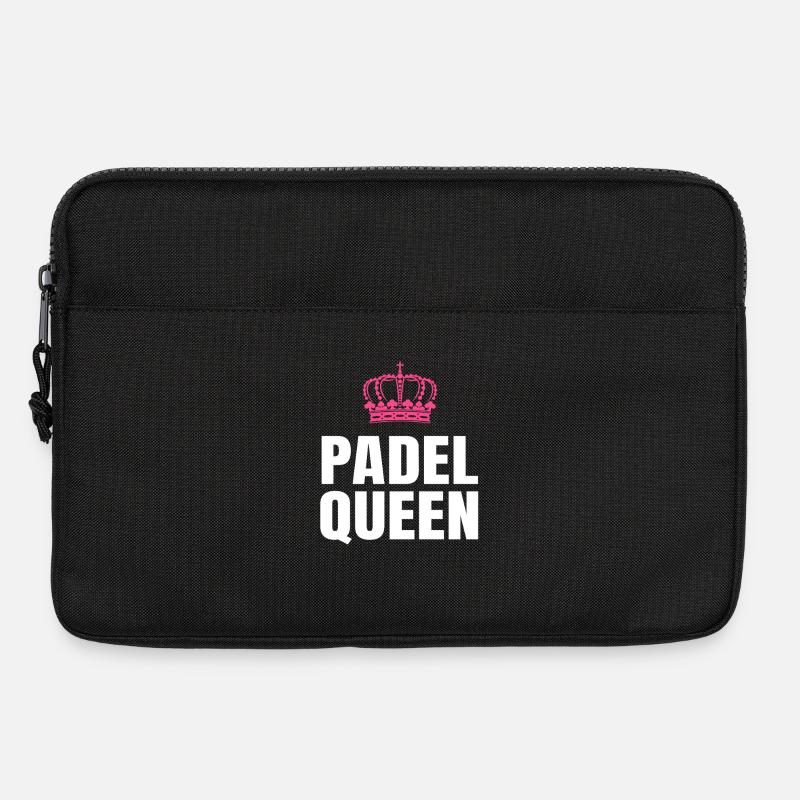 Padel-Königin - Laptoptasche 13" - Schwarz