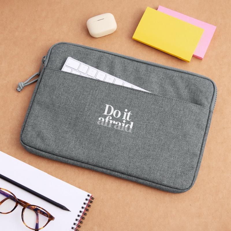 Do It Afraid Courage Development Motivation Laptop bag 13"
