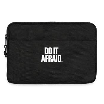 Do It Afraid Mut Weiterentwicklung Motivation - Laptoptasche 13" - Schwarz - Vorne