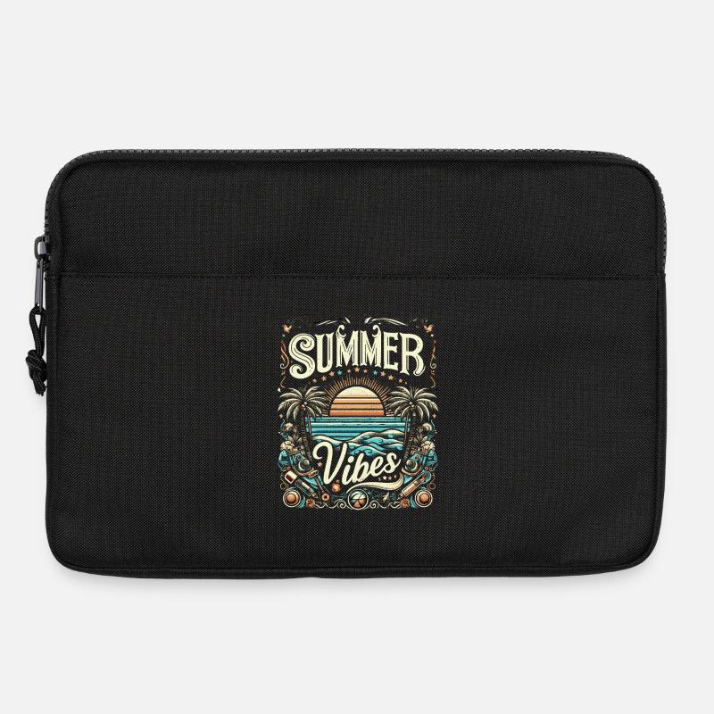SUMMER Vibes colorful, modificated - Laptoptasche 13" - Schwarz