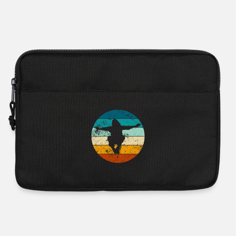 Parkour Sprung - Dynamisches Urban Design - Laptoptasche 13" - Schwarz
