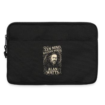 Zen Mind Westliche Worte Kunst - Laptoptasche 13" - Schwarz - Vorne