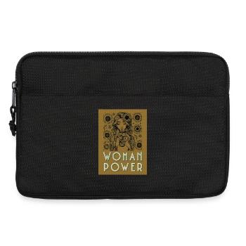 Woman Power - Clipart Sunflower Girl - Sacoche pour ordinateur portable 13 pouces - noir - Devant