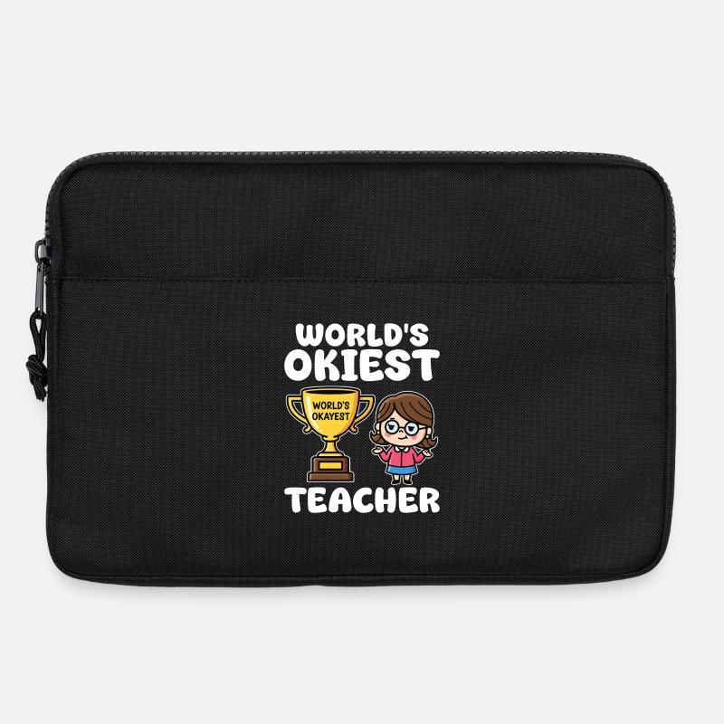 DER OKIGSTE LEHRER DER WELT - LEHRERGESCHENK - Laptoptasche 13" - Schwarz