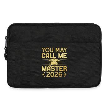 Du darfst mich Masters 2026 nennen - Laptoptasche 13" - Schwarz - Vorne