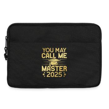 Du darfst mich Masters 2025 nennen - Laptoptasche 13" - Schwarz - Vorne