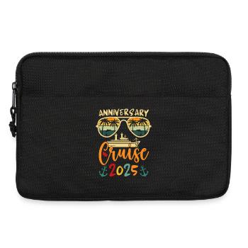 Jubiläumskreuzfahrt 2025 für Mann & Frau - Laptoptasche 13" - Schwarz - Vorne