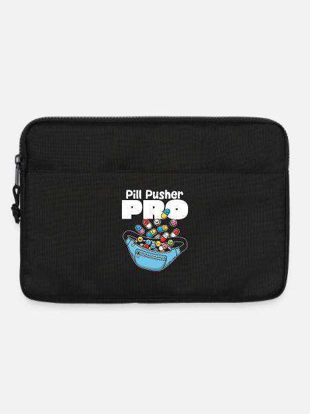 PILL PUSHER PRO - NURSE GIFT - Laptop bag 13" - black
