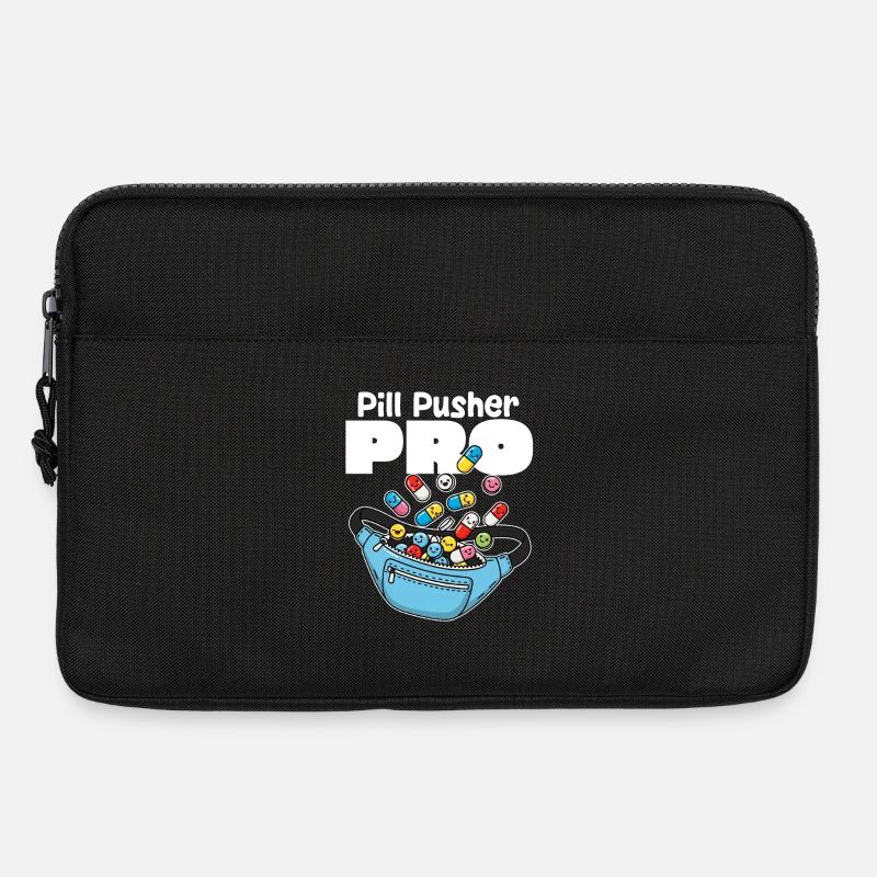 PILL PUSHER PRO - KRANKENSCHWESTER GESCHENK - Laptoptasche 13" - Schwarz
