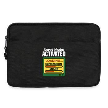 NURSE MODE ACTIVATED - NURSE GIFT - Laptop bag 13" - black - Front