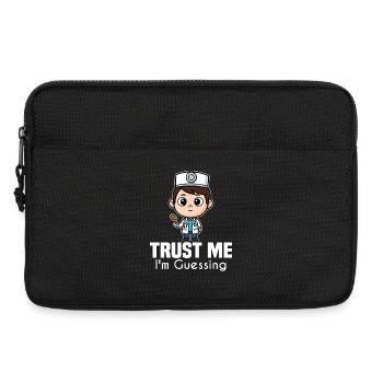 CROYEZ-MOI, JE SUPPOSE - DOCTOR GIFT - Sacoche pour ordinateur portable 13 pouces - noir - Devant