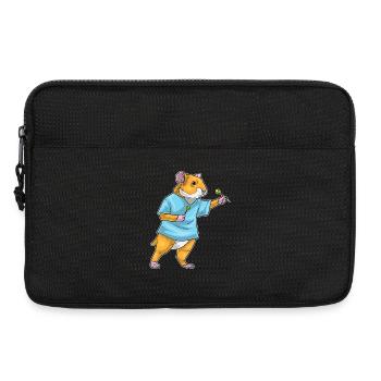 Hamster Dart Dartpfeil - Laptop bag 13" - black - Front
