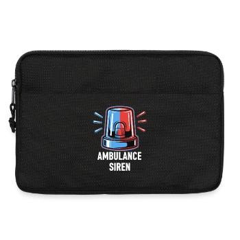 Sirène d’ambulance - Sacoche pour ordinateur portable 13 pouces - noir - Devant