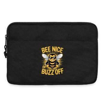 Abeille Apiculteur Abeille Nice Ou Buzz Off Apiculteur - Sacoche pour ordinateur portable 13 pouces - noir - Devant