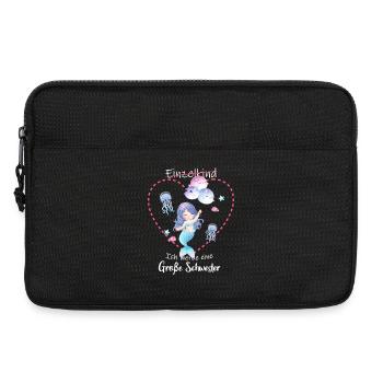 Nachwuchs Verkünden Ich Werde Große Schwester 2027 - Laptoptasche 13" - Schwarz - Vorne