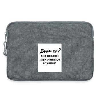 Génération avec style - Sacoche pour ordinateur portable 13 pouces - gris chiné - Devant