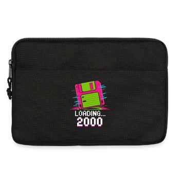 Loading 2000 Disketten-Design Retro Pixel Design - Laptoptasche 13" - Schwarz - Vorne