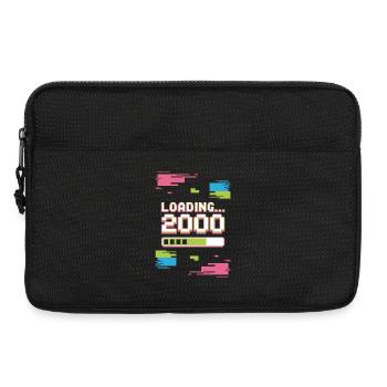 Retro Loading 2000 Pixel - Laptoptasche 13" - Schwarz - Vorne