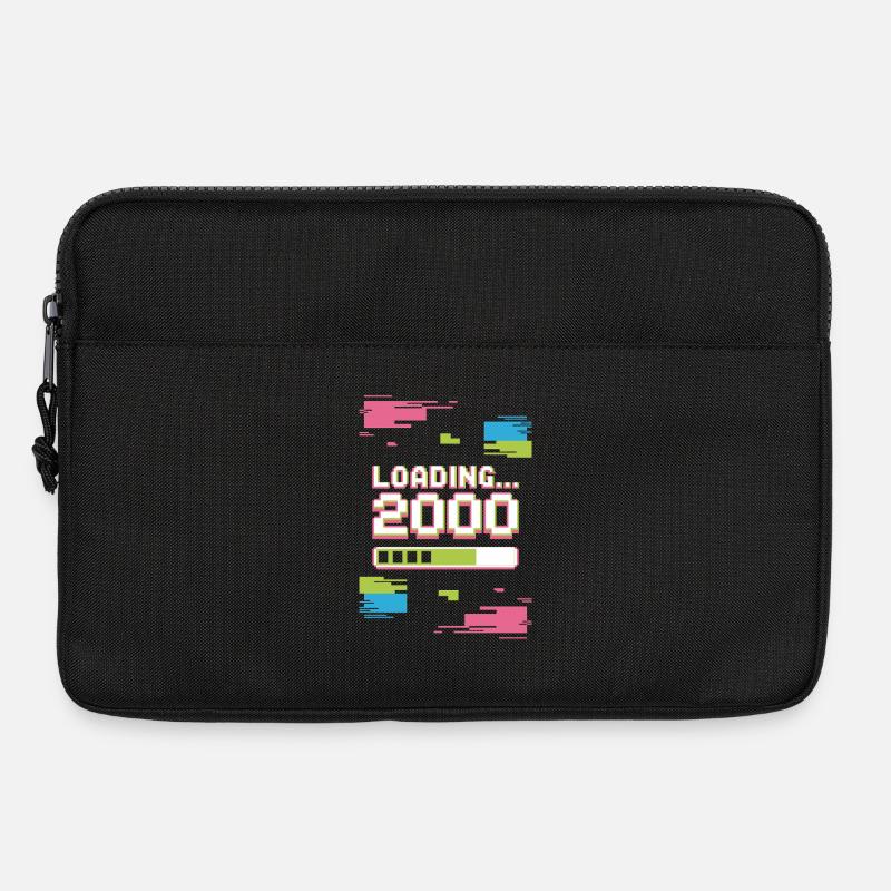 Retro Loading 2000 Pixel - Laptoptasche 13" - Schwarz