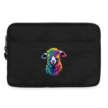 Mouton Agneau Mouton Mouton domestique Berger Mouton doux - Sacoche pour ordinateur portable 13 pouces - noir - Devant