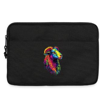 Mouton Agneau Mouton Mouton domestique Berger Mouton doux - Sacoche pour ordinateur portable 13 pouces - noir - Devant
