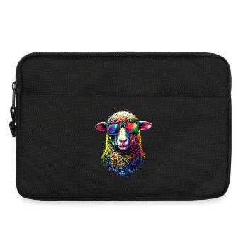 Mouton Agneau Mouton Mouton domestique Berger Mouton doux - Sacoche pour ordinateur portable 13 pouces - noir - Devant