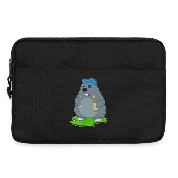 Bouteille de bière Mole - Sacoche pour ordinateur portable 13 pouces - noir - Devant