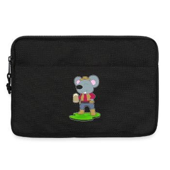 Maus Bier - Laptoptasche 13" - Schwarz - Vorne