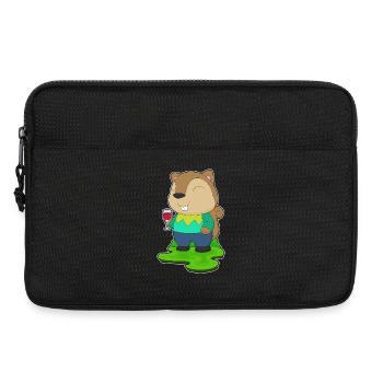 Squirrel Red Wine - Laptop bag 13" - black - Front