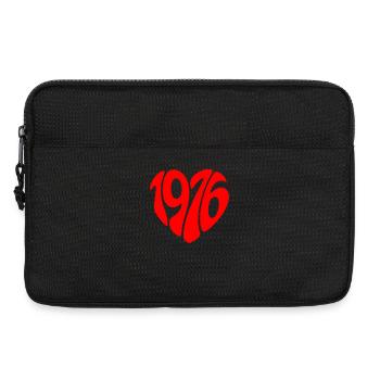 1976 Année du coeur 1976 50e anniversaire Cadeau - Sacoche pour ordinateur portable 13 pouces - noir - Devant