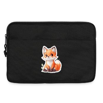Fuchs - Laptoptasche 13" - Schwarz - Vorne