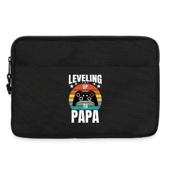  Leveling Up To papa  - Laptoptasche 13" - Schwarz - Vorne