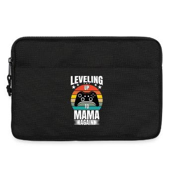 Leveling Up To Mama Again Gaming Gamer - Laptoptasche 13" - Schwarz - Vorne