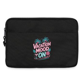 Vacation Mood On Summer Festival Travel Club Vacation - Laptop bag 13" - black - Front