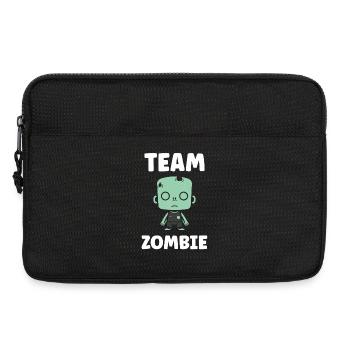 Energetische Zombie-Minimalistische Illustration - Laptoptasche 13" - Schwarz - Vorne