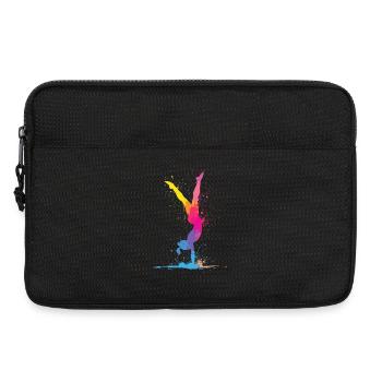 Gymnaste Gymnastique Gymnastique Femmes Filles Enfants - Sacoche pour ordinateur portable 13 pouces - noir - Devant
